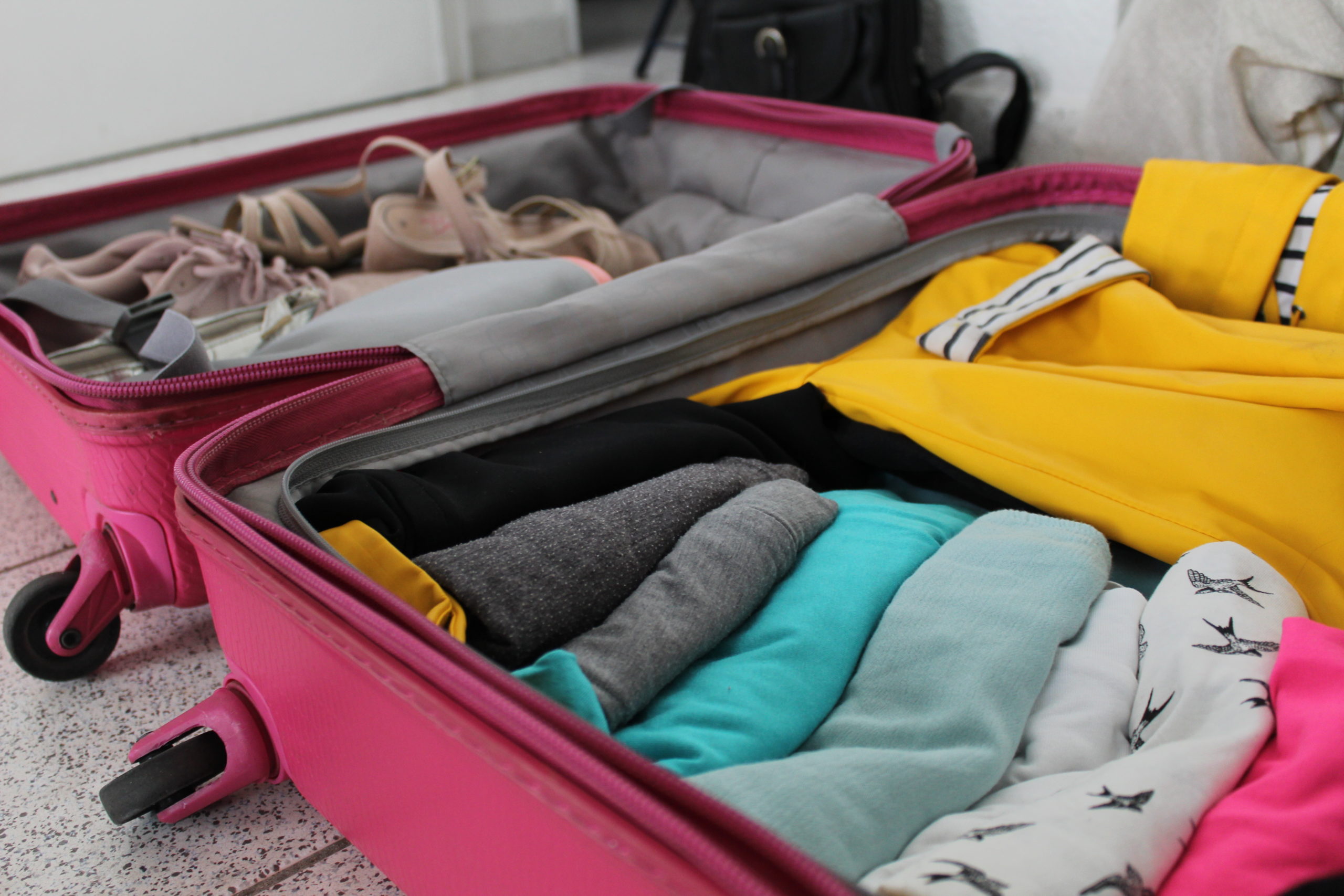 Faire sa valise pour les vacances