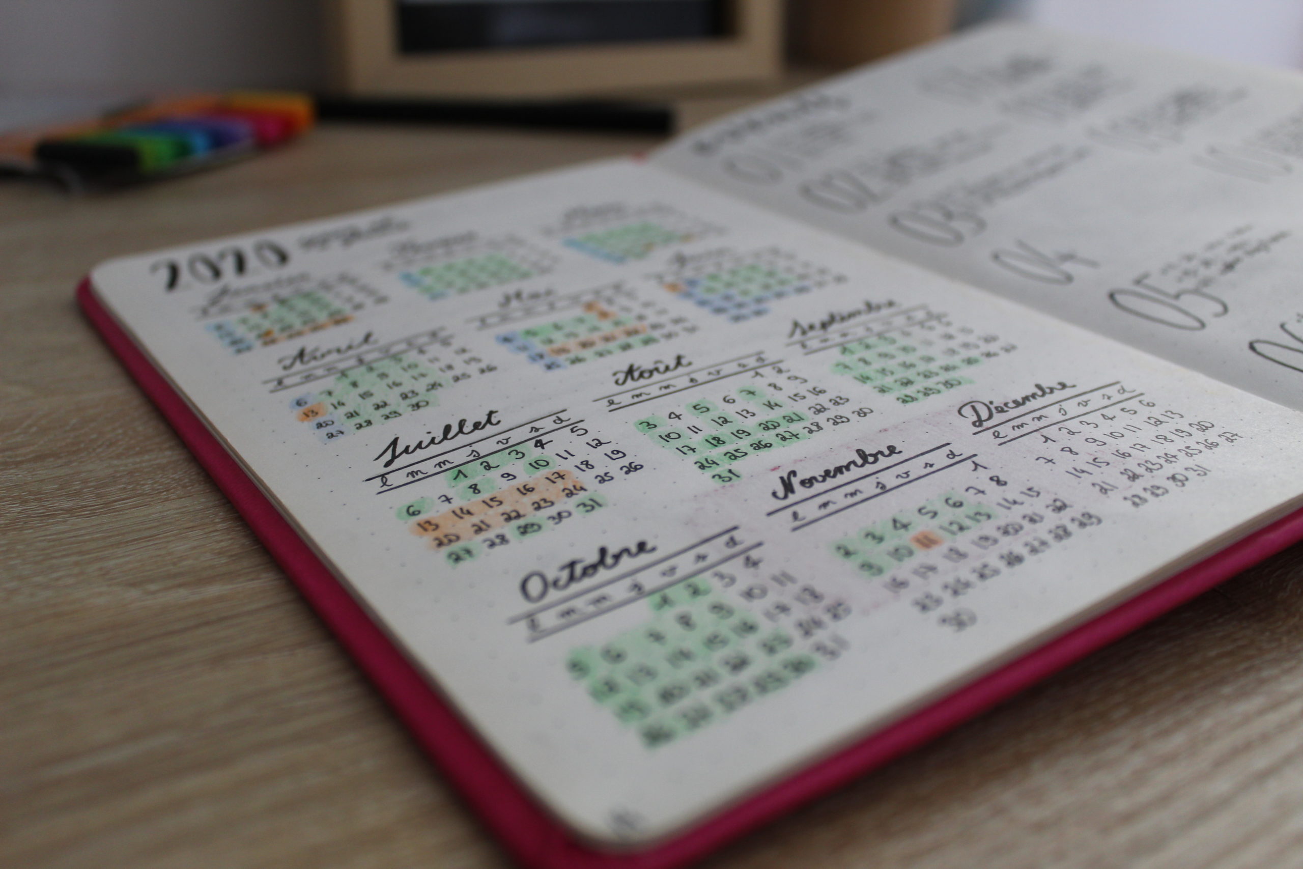 Image d'illustration bullet journal