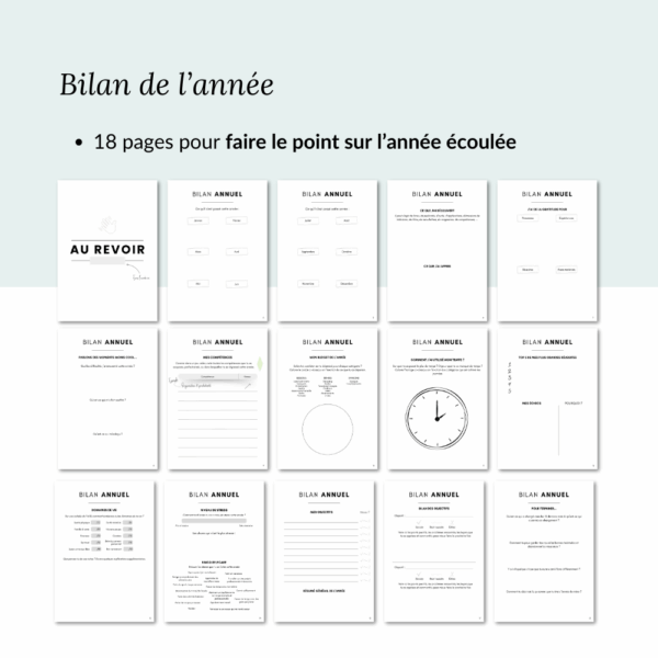 Bilan annuel : Prépare la nouvelle année – Image 5