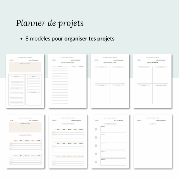 Planner de travail non daté – Image 10