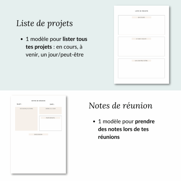 Planner de travail non daté – Image 11