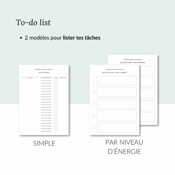 Planner de travail non daté – Image 6