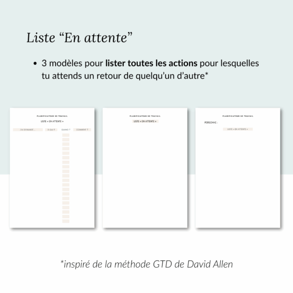 Planner de travail non daté – Image 9