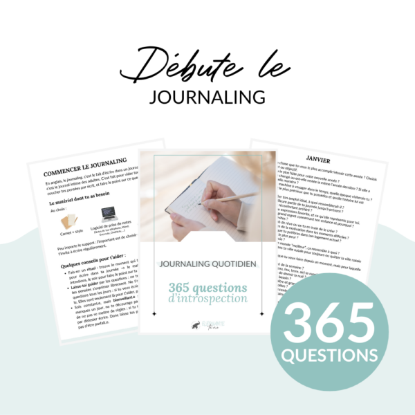 Journaling quotidien : 365 questions d’introspection