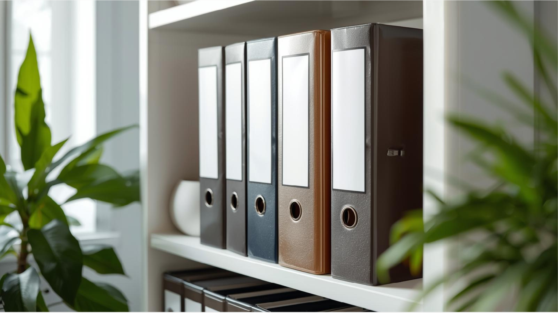 Rangement des papiers administratifs