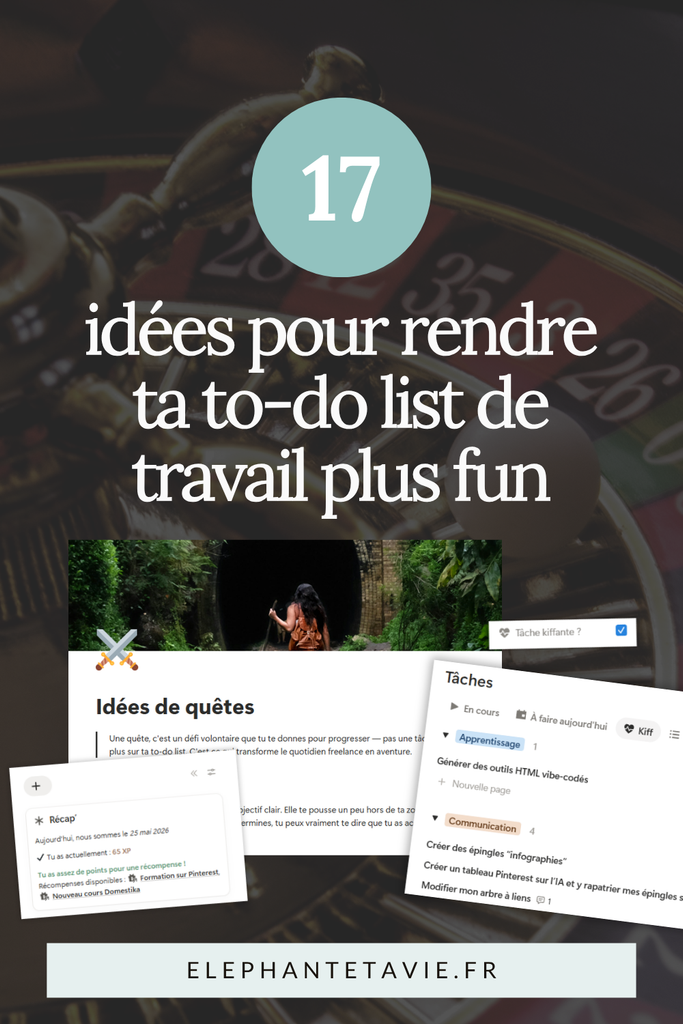 17 idées pour rendre ta to-do list de travail plus fun